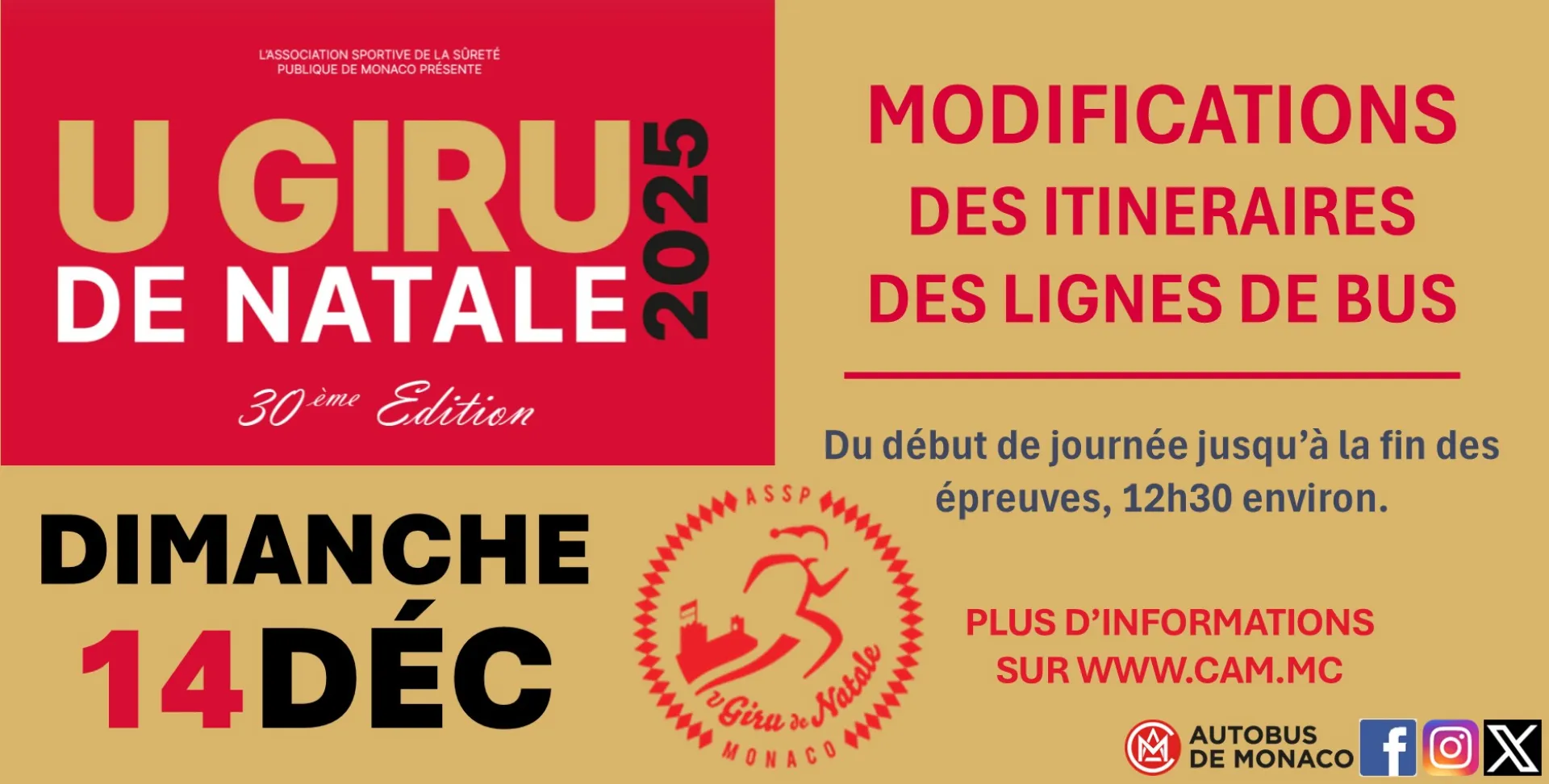 U GIRU DE NATALE, Déviations & perturbations