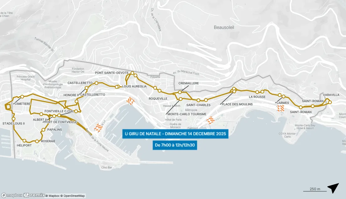 U GIRU DE NATALE, Déviations & perturbations