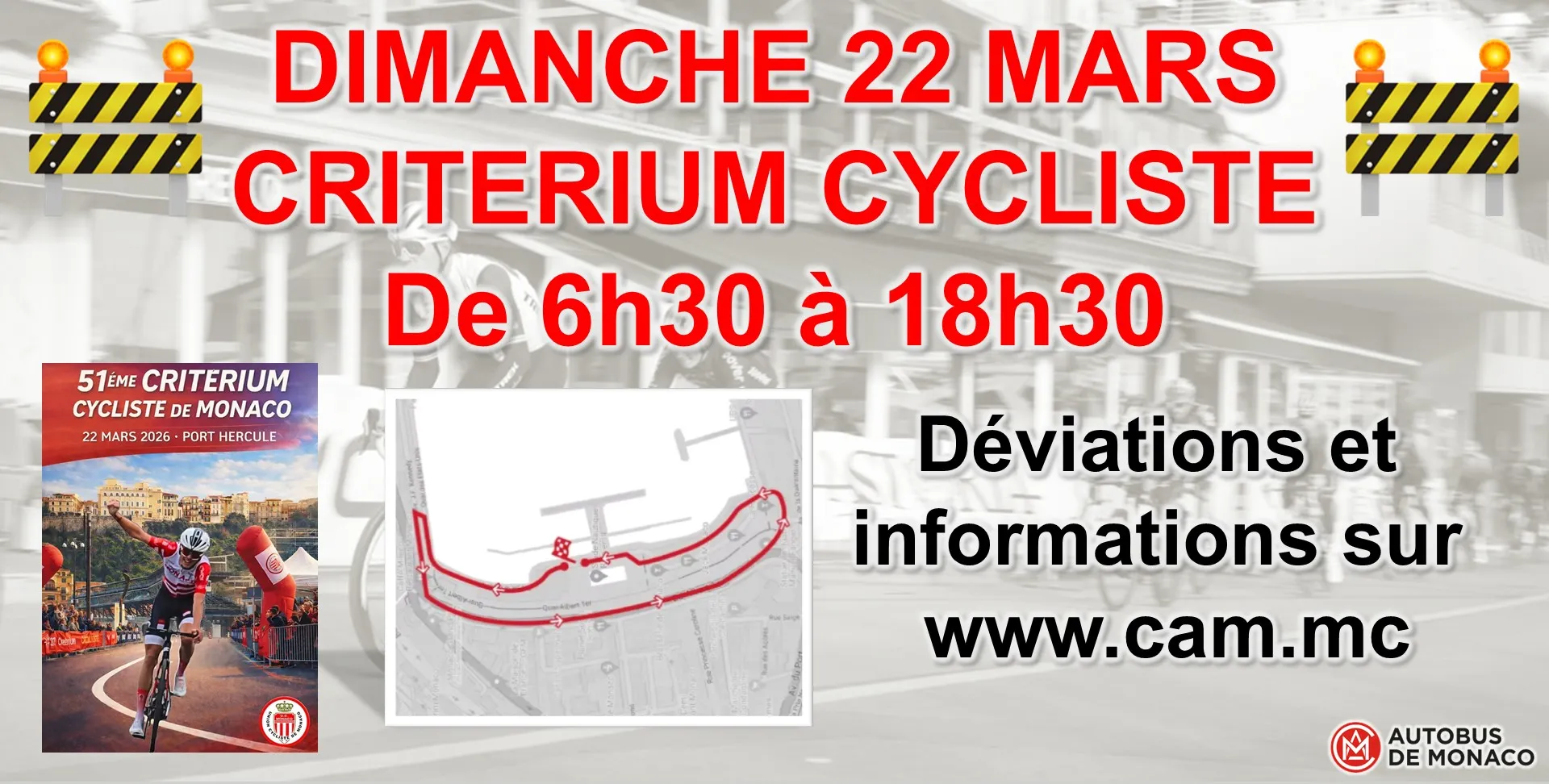 CRITERIUM CYCLISTE - DIMANCHE 22 MARS 2026