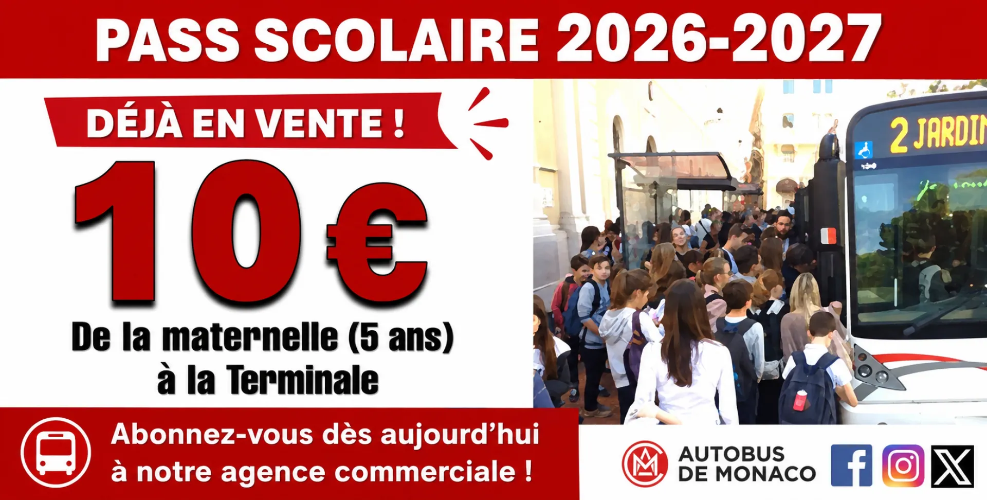 Abonnement Pass Scolaire