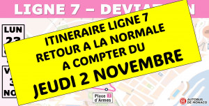Déviation Ligne 7 - Travaux rue BIOVES