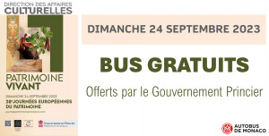 09 - Journée du Patrimoine - Bus gratuit